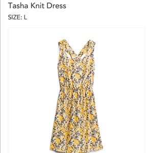 Yellow floral dress